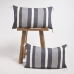 Striped & Tasseled Handloom Cotton Pillow Covers (set of 2)