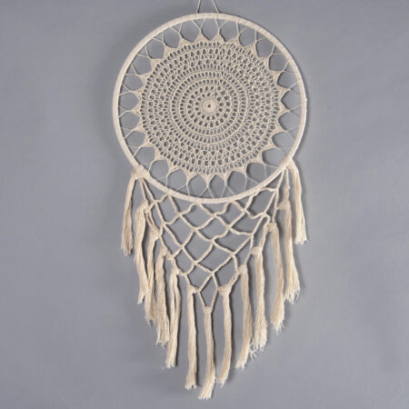 Wheaten Crochet Dreamcatcher