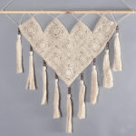 Crochet Wall Hanging with Tassels