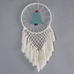 Crochet Christmas Tree Dreamcatcher