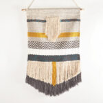 Handwoven Cotton Multicolor Bayadere Wall Hanging