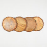 Wooden Log Coasters (set of 4)