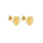 Gold palm leaf